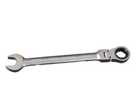 Flexible head RATCHET SPANNER